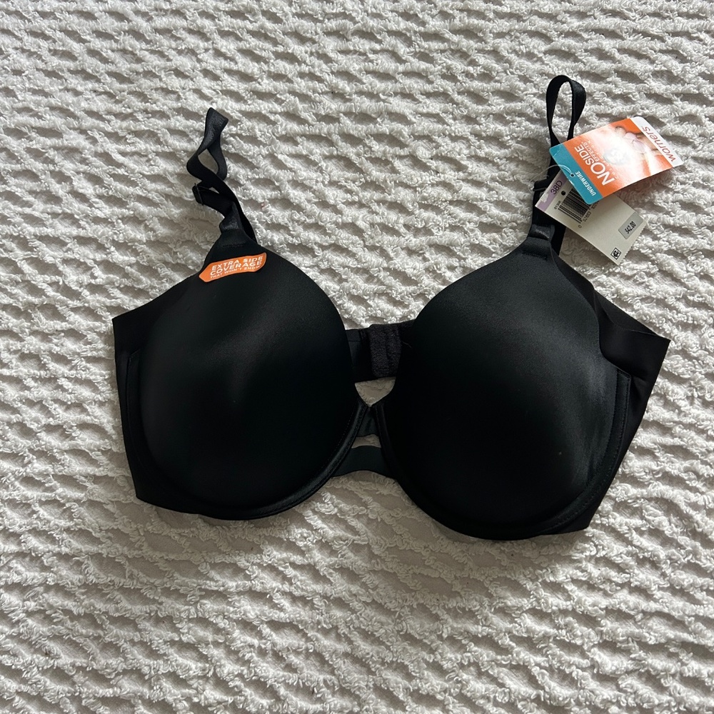 NWT - Warner's Women's No Side Effects Underarm-Smoothing Comfort Underwire Ligh